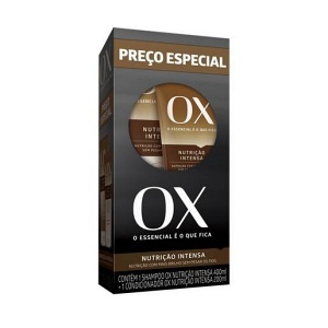 Kit shampoo e condicionador Ox nutrição intensa