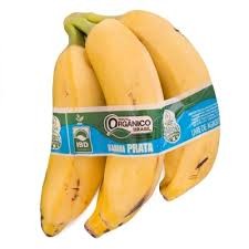 Banana prata orgânica 600g