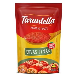 Molho de tomate sabor ervas finas Tarantella sachê 340g