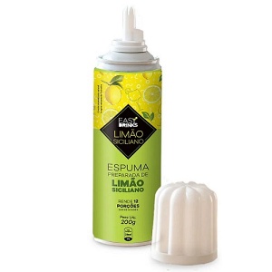 Espuma de limão siciliano spray Easy Drinks 200g