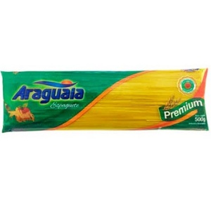 Massa espaguete sêmola premium Araguaia 500g