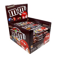 Confeito chocolate ao leite M&Ms caixa com 18 unidades de 45g