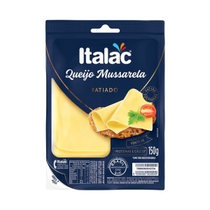 Mussarela fatiada Italac 150g