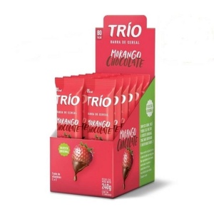 Barra de cereais morango chocolate Trio 240g (12 unidades) 