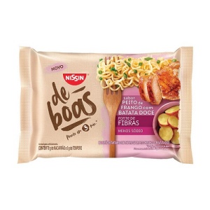 Macarrão instantâneo De Boas Nissin peito de frango com batata doce 75g