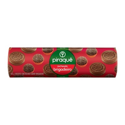 Biscoito recheado brigadeiro Piraquê 160g