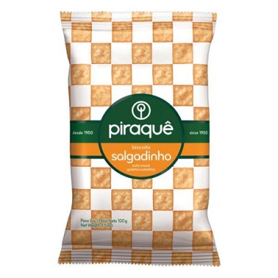 Biscoito salgadinho Piraquê 100g