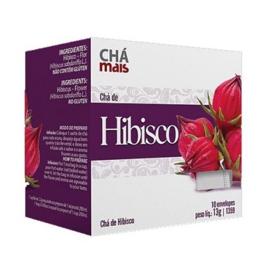 Chá de hibisco Chá Mais 13g