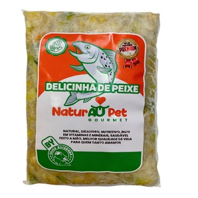 Delicinha de Peixe NaturAu Pet gourmet 250g