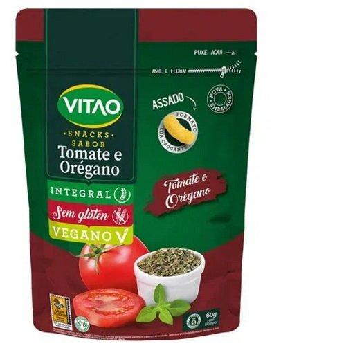 Snack Integral Tomate e Orégano 60g