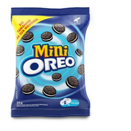 Biscoito Recheado Mini Oreo Lacta 35g