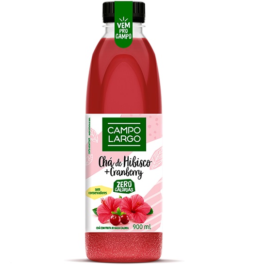 Chá Campo Largo Hibisco com Cranberry 900ml