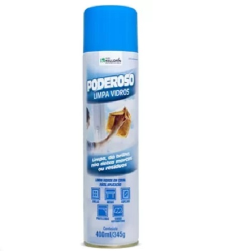 Poderoso Limpa Vidros Kelldrin Aerosol 400ml