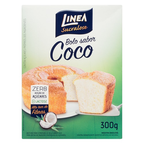 Mistura Para Bolo Linea Coco Zero Açucar 300g