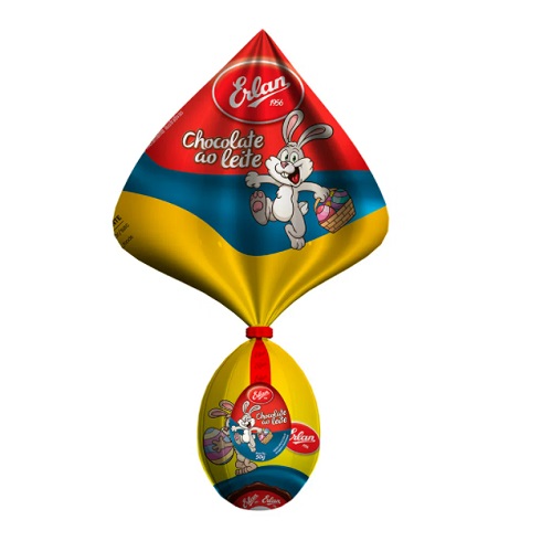 Ovo De Páscoa Ao Leite Erlan 50g Ovo De Páscoa Ao Leite Erlan 50g