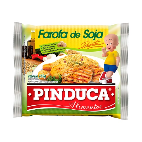 Farofa de Mandioca Pronta Com Soja Pinduca 250g