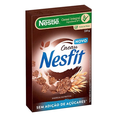 Cereal Nesfit Cacau Sem Açucar Nestlé 220g