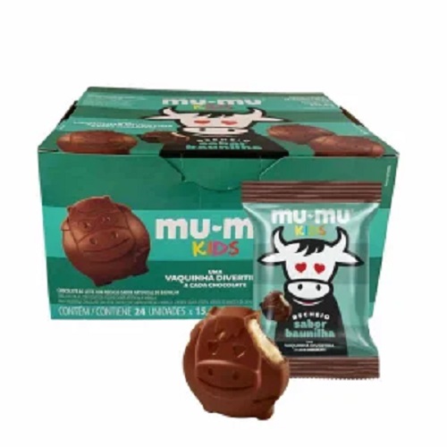 Chocolate Kids Vaquinha Recheio Baunilha Mumu 374g