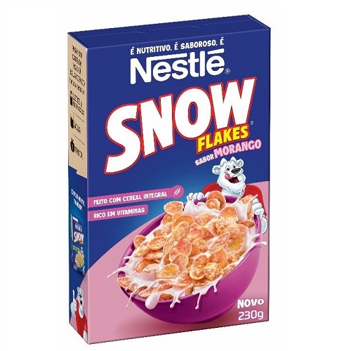 Cereal  Snow flakes de Morango Nestlé 230g