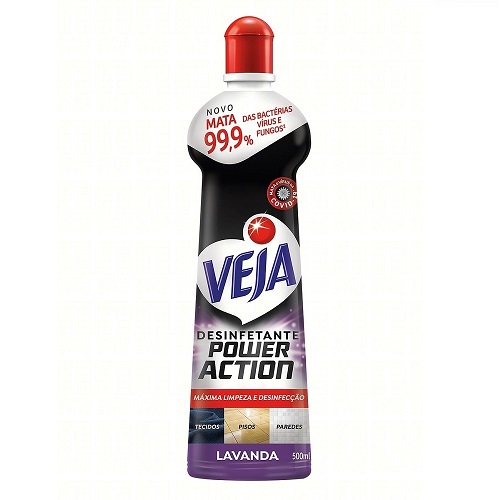 Desinfetante Veja lavanda Power Action 500ml