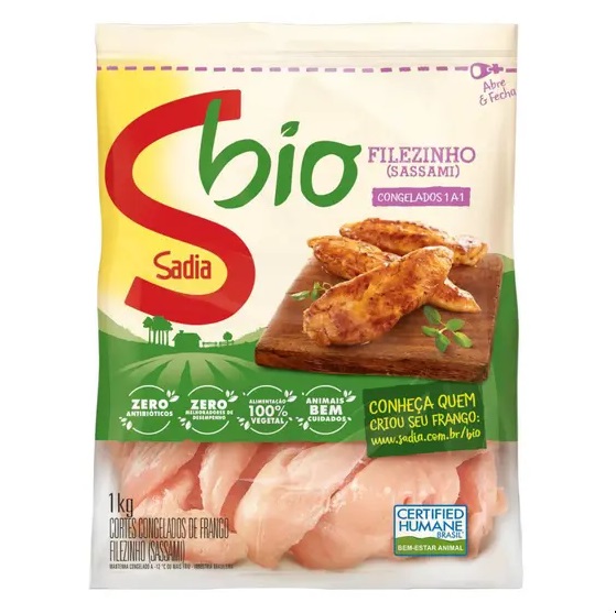 Filezinho sassami de frango Bio Sadia 1kg