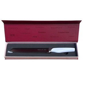 Faca do chef para pão de inox - Marcamix