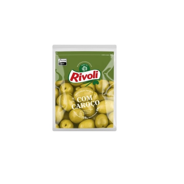 Azeitona verde Rivoli sache 80g Azeitona verde Rivoli sache 80g