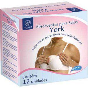 Absorvente para seios York (12 unid.)