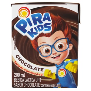 Achocolatado Pirakids Piracanjuba 200ml.