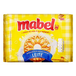 Amanteigado de leite Mabel 330g. Amanteigado de leite Mabel 330g.