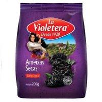 Ameixas secas com caroço La Violetera 200g.