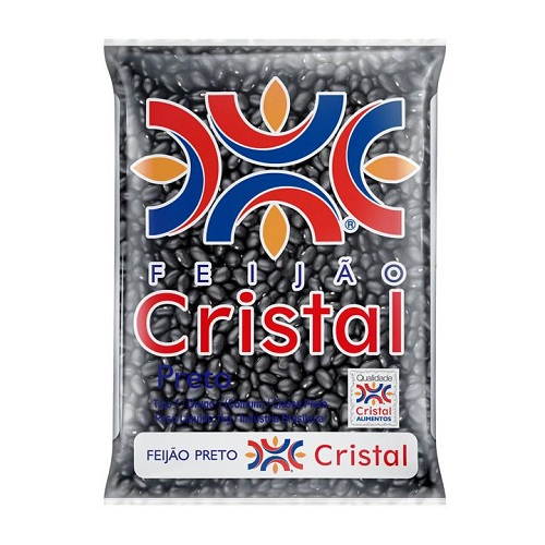 Feijão preto Cristal 1kg