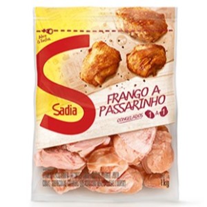 Frango a passarinho congelado Sadia 1kg.