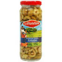 Azeitona verde fatiada La Violetera vidro 175g.